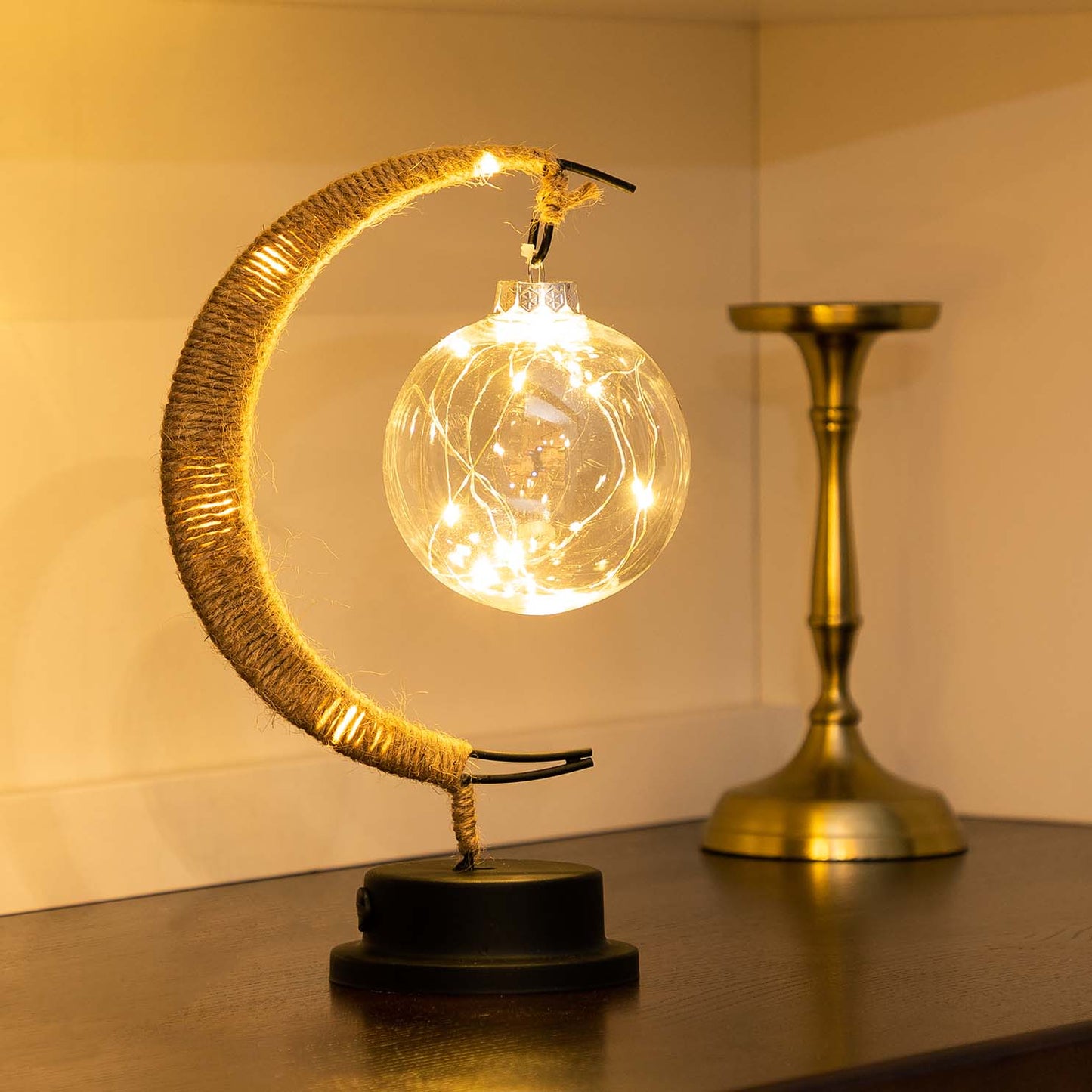 Soft Globe Desk Lamp Warm Home Lighting