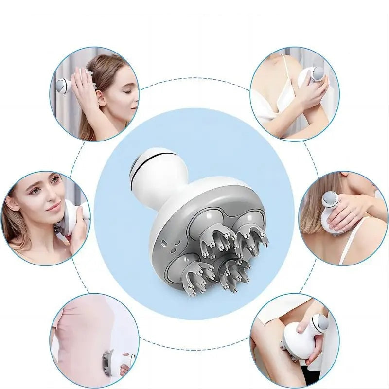 Portable Rechargeable Head Massager for Hair Care - Halri