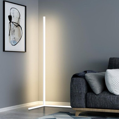 Tall Slim Corner LED Lamp with Adjustable Brightness
