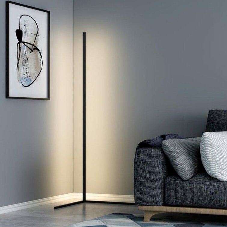 Tall Slim Corner LED Lamp with Adjustable Brightness - Halri