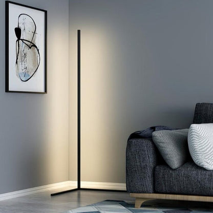 Tall Slim Corner LED Lamp with Adjustable Brightness - Halri