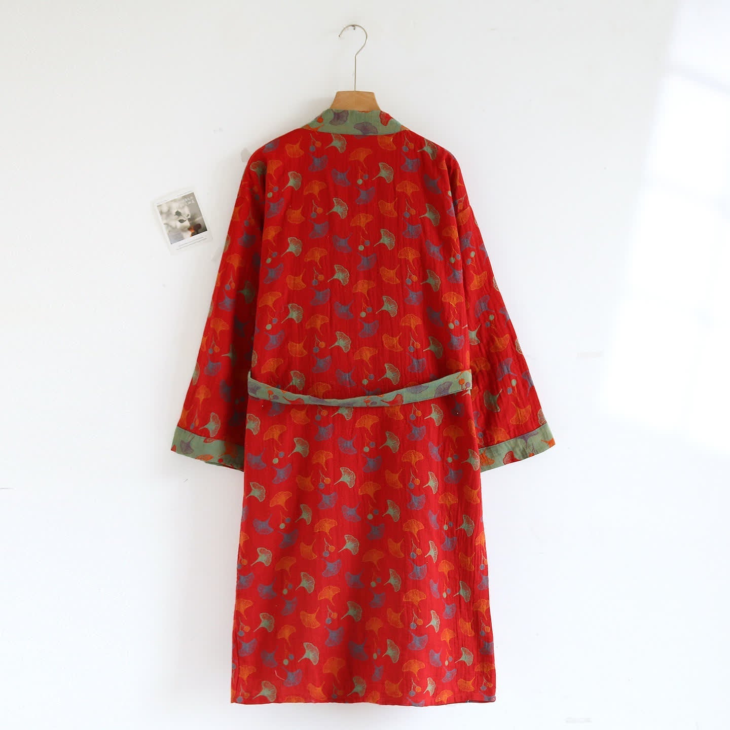 Cozy Floral Bath Robe, Lightweight and Absorbent