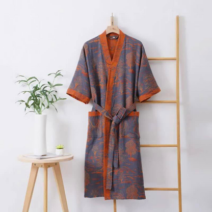 Soft Breathable Women's Kimono Bath Robe