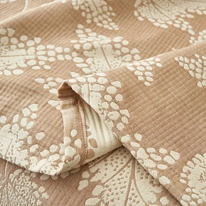 Soft Floral Throw Blanket