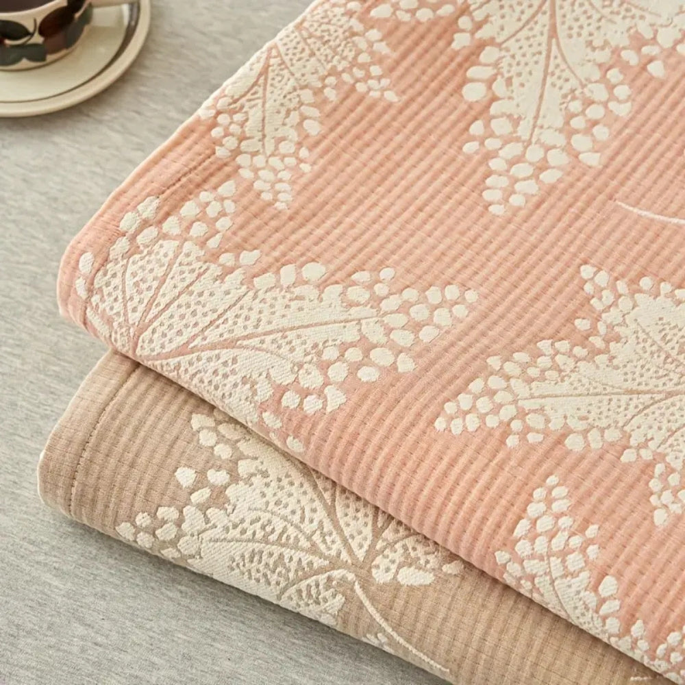 Soft Floral Throw Blanket