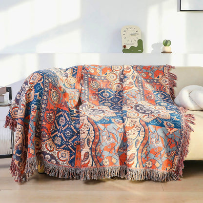 Soft Floral Cotton Blanket - Halri