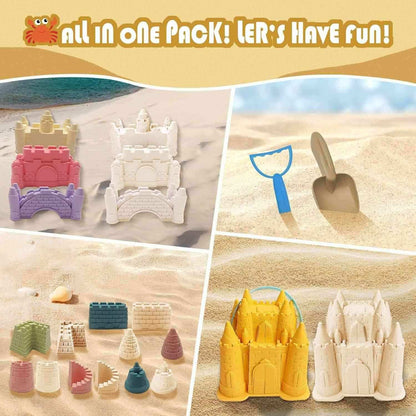 Creative Beach Sand Toy Set with Durable and Portable, Safe Fun for Ages 3+