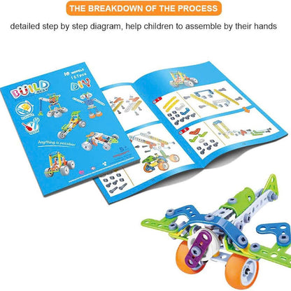 Creative Builder Playset – Educational Construction Toy with Storage Box, Easy Assembly, Safe for Kids Ages 3+