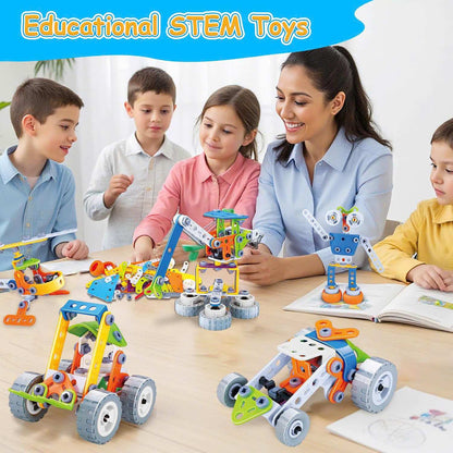 Creative Builder Playset – Educational Construction Toy with Storage Box, Easy Assembly, Safe for Kids Ages 3+