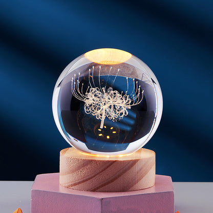 Colorful 3D LED Night Light with Cosmic Effect