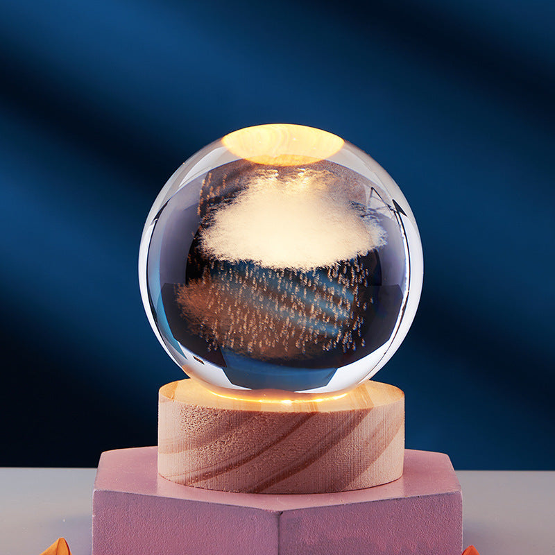Colorful 3D LED Night Light with Cosmic Effect