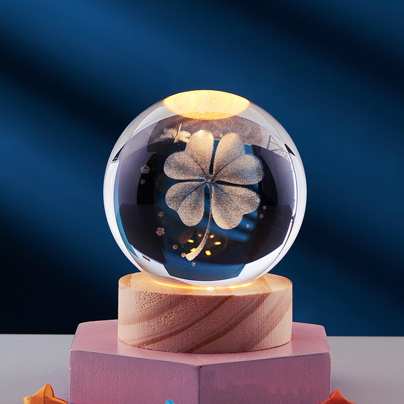 Colorful 3D LED Night Light with Cosmic Effect