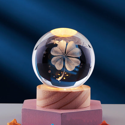 Colorful 3D LED Night Light with Cosmic Effect