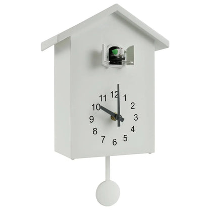 Traditional Wooden Cuckoo Clock with Pendulum and Bird