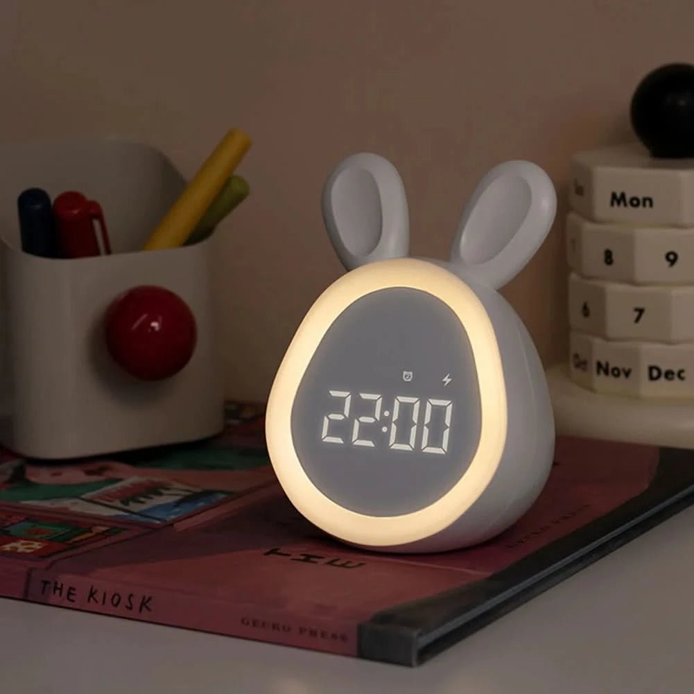 Fun Colorful LED Alarm Clock for Kids and Adults - Halri