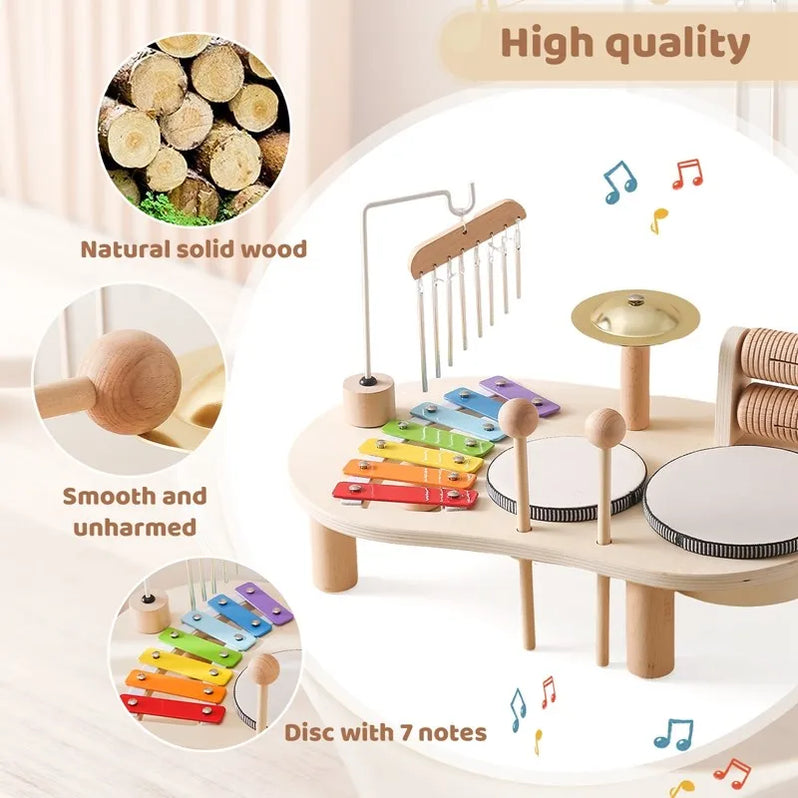 Kids Wooden Music Center