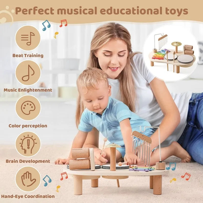 Kids Wooden Music Center