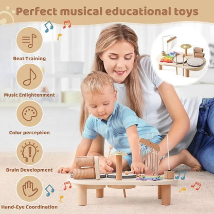 Kids Wooden Music Center