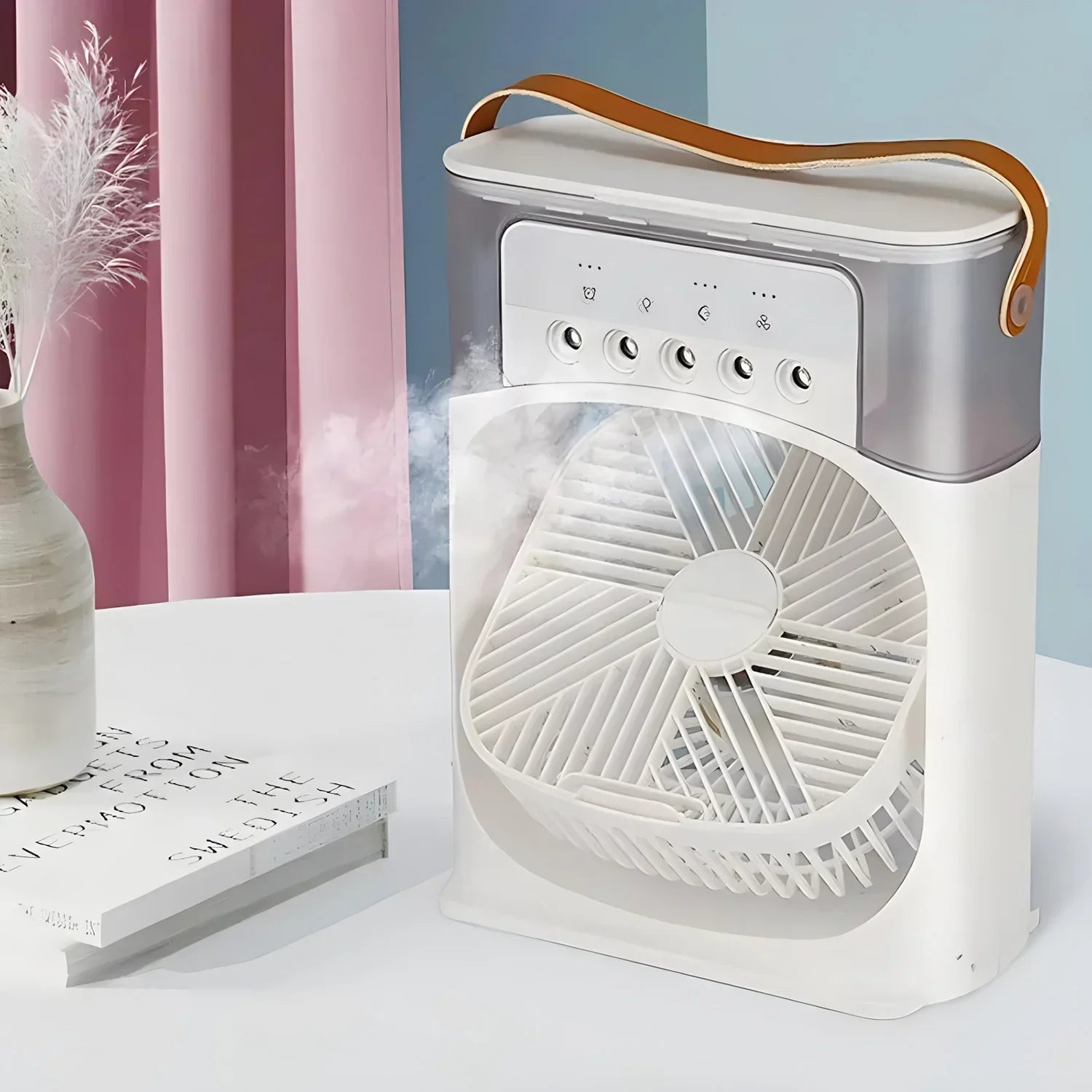 Compact 3-In-1 Air Cooler And Humidifier Fan - Halri