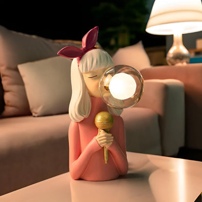 Stylish Bubble Glass Table Lamp - Halri