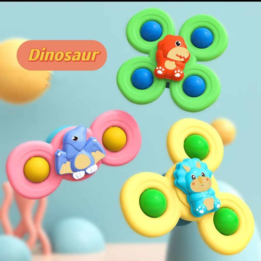 Colorful Kids Suction Spinner Toy