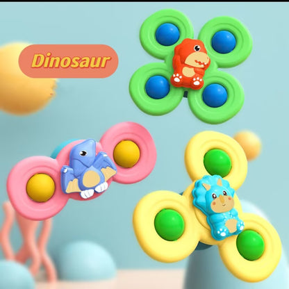 Colorful Kids Suction Spinner Toy