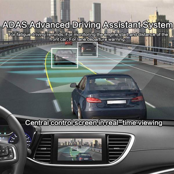 Dual Lens HD Car Dashboard Camera Front Rear View