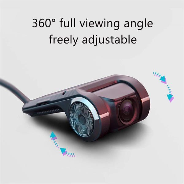 Dual Lens HD Car Dashboard Camera Front Rear View