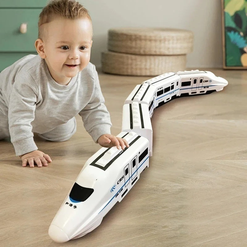 Fun Kids Remote Control Train Set with Lights - Halri