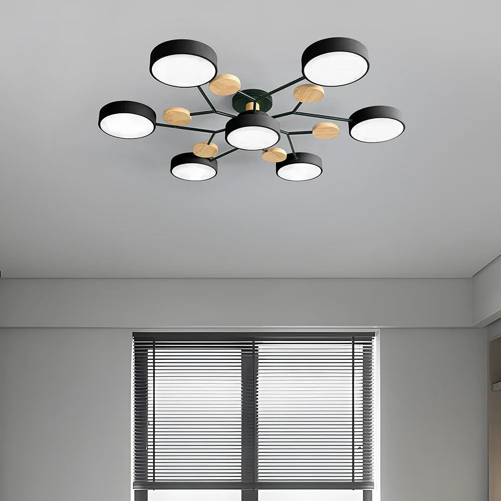 Stylish LED Ceiling Light Fixtures Bright White