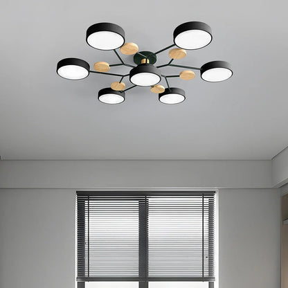 Stylish LED Ceiling Light Fixtures Bright White