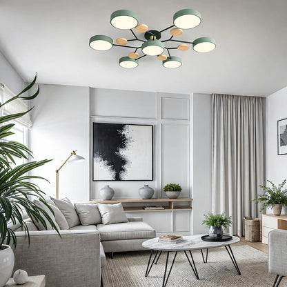 Stylish LED Ceiling Light Fixtures Bright White