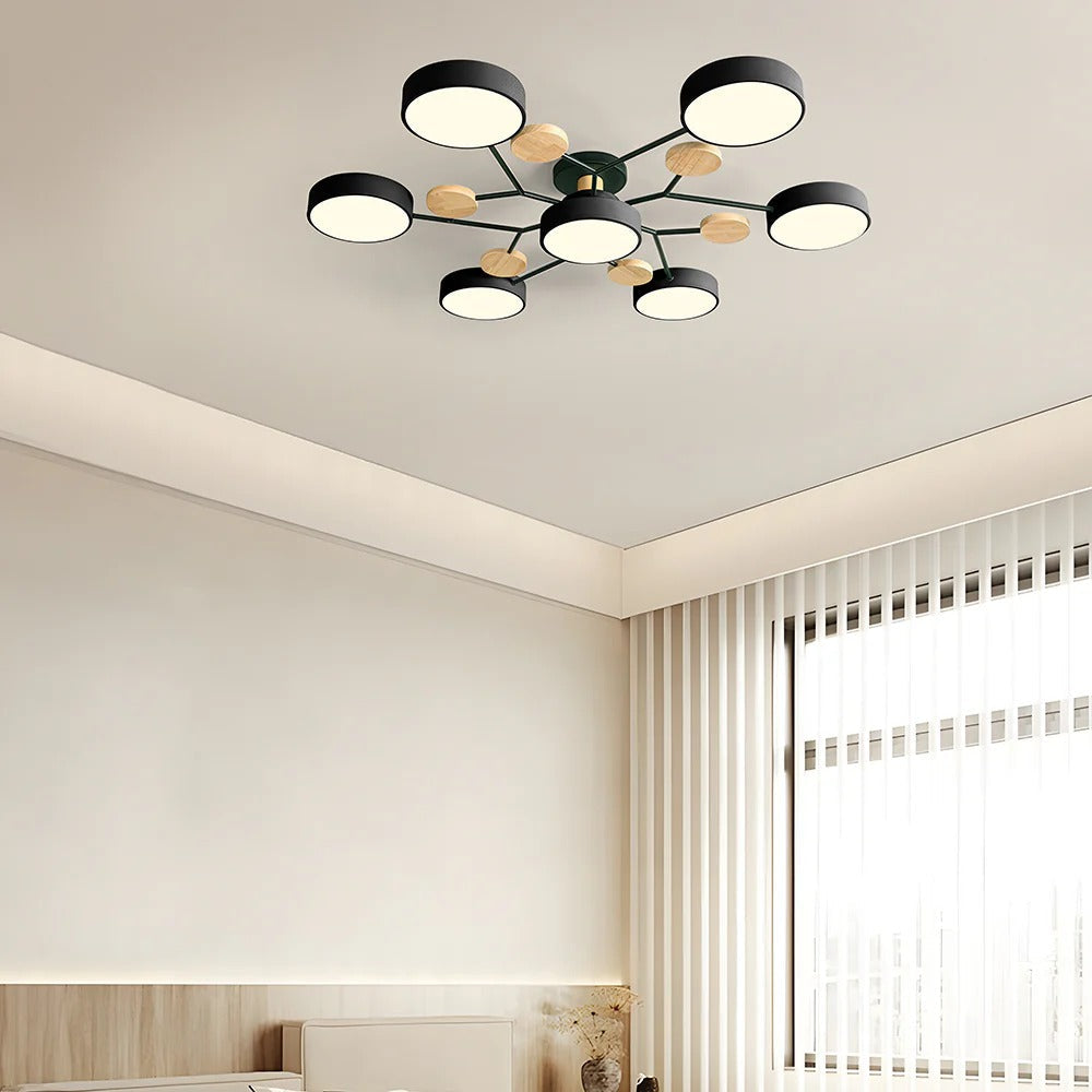 Stylish LED Ceiling Light Fixtures Bright White
