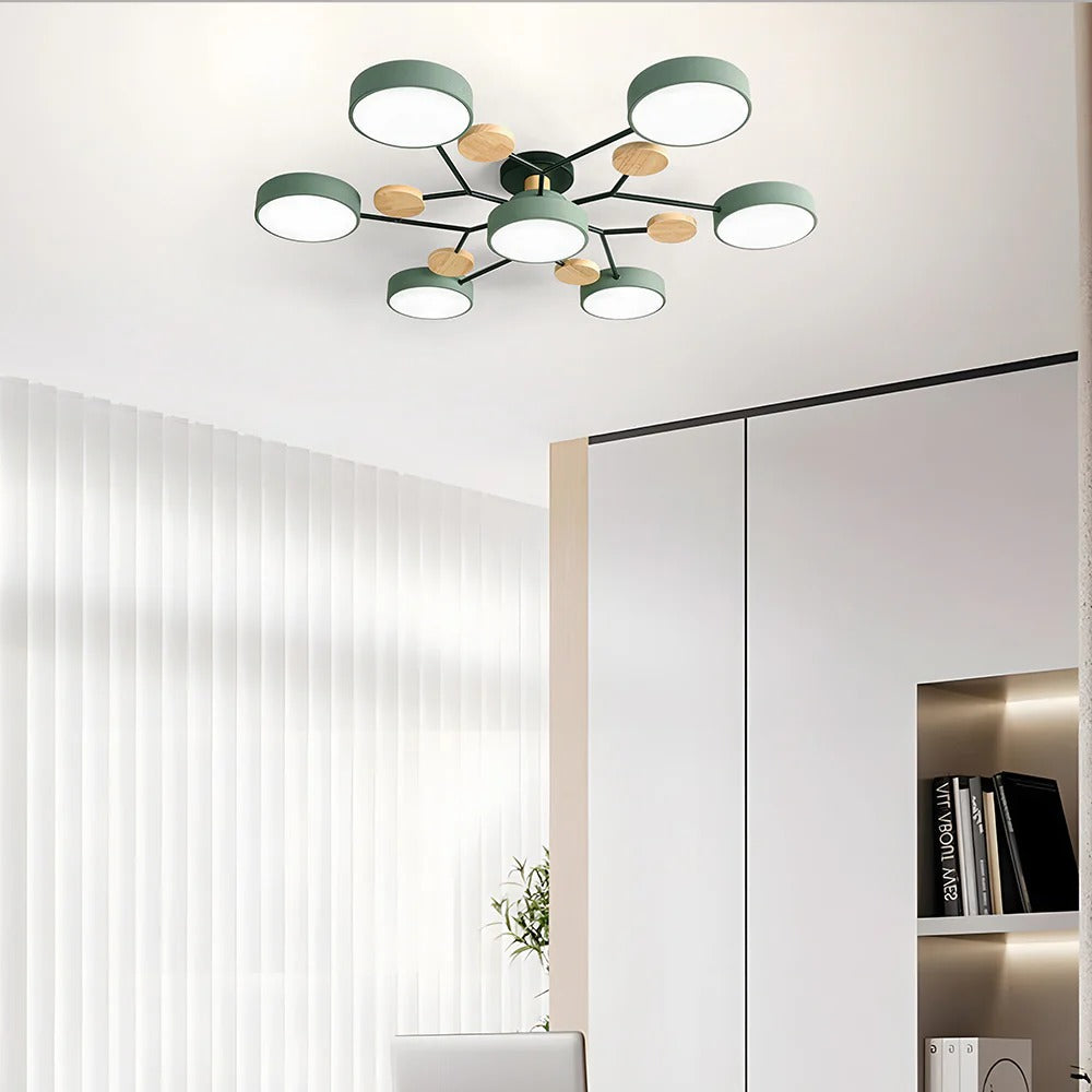 Stylish LED Ceiling Light Fixtures Bright White