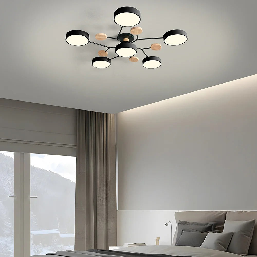 Stylish LED Ceiling Light Fixtures Bright White