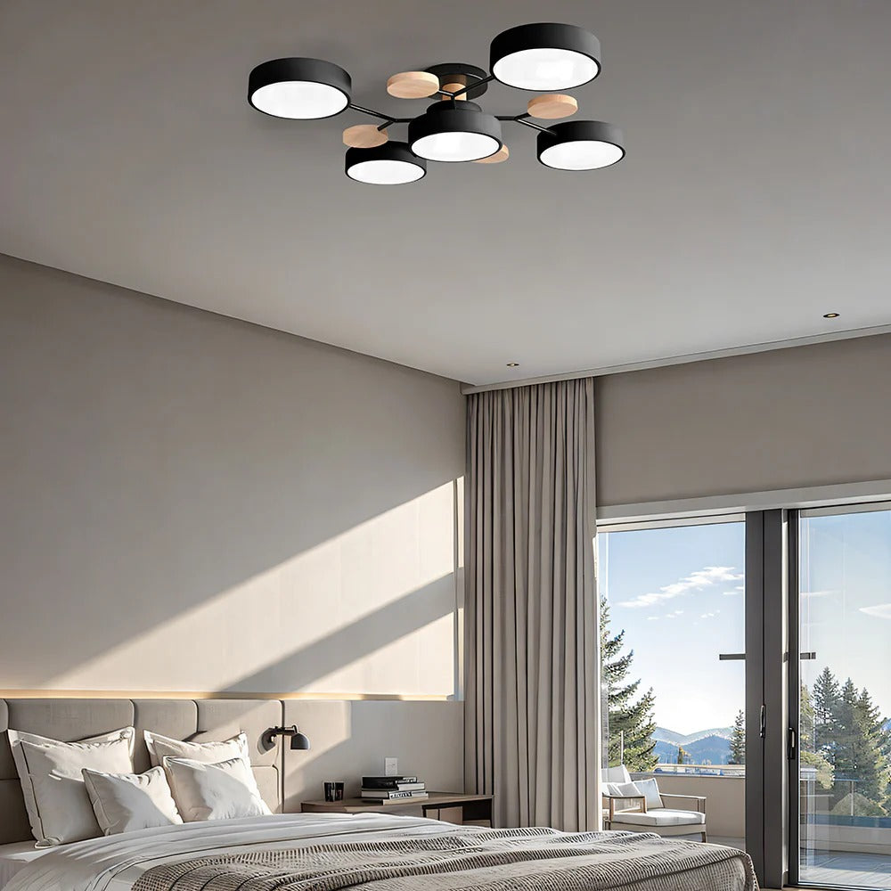 Stylish LED Ceiling Light Fixtures Bright White