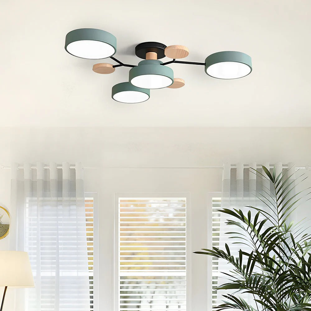 Stylish LED Ceiling Light Fixtures Bright White