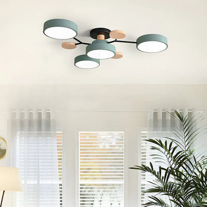 Stylish LED Ceiling Light Fixtures Bright White