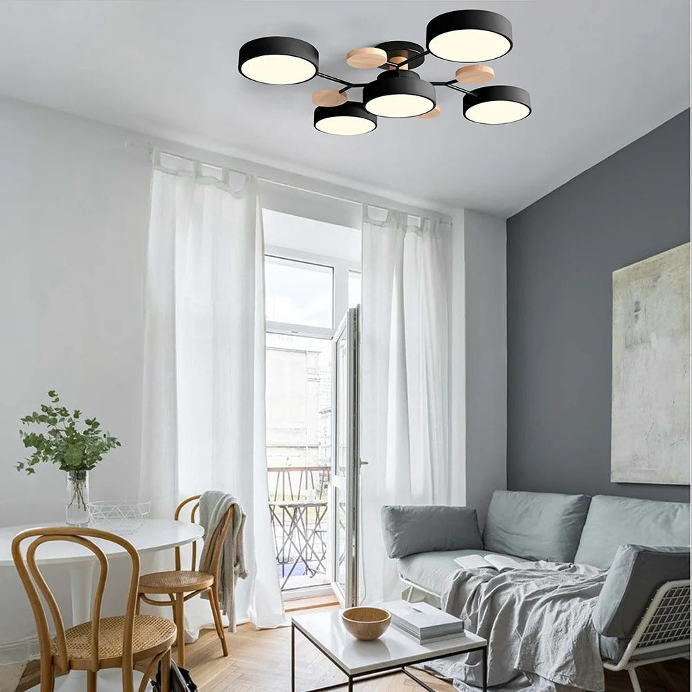 Stylish LED Ceiling Light Fixtures Bright White