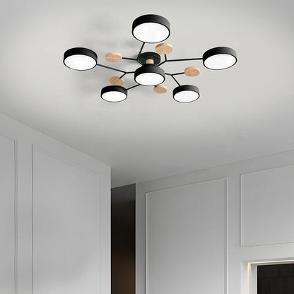 Stylish LED Ceiling Light Fixtures Bright White