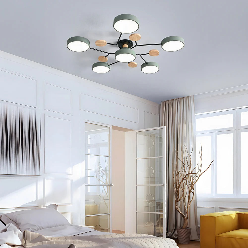 Stylish LED Ceiling Light Fixtures Bright White