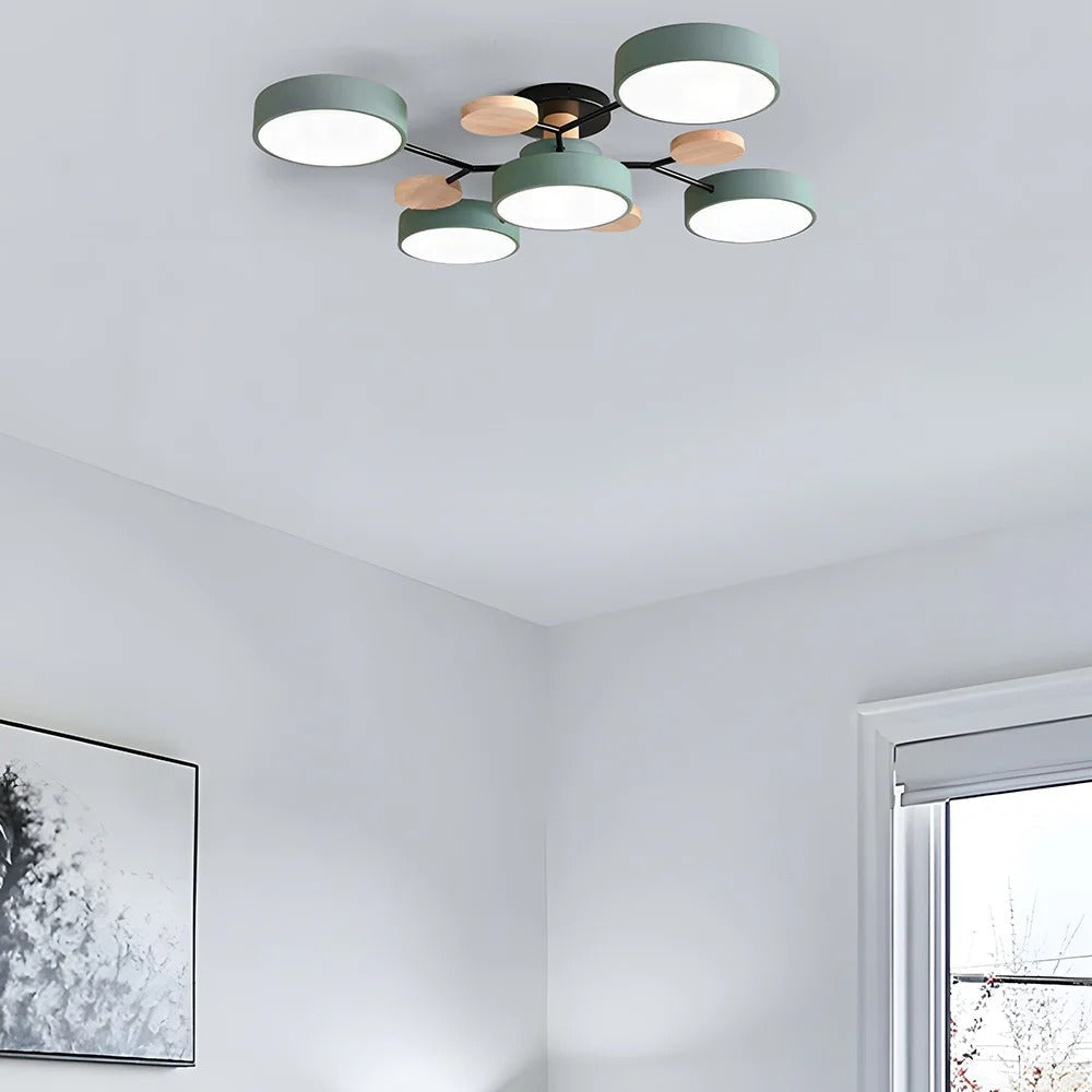 Stylish LED Ceiling Light Fixtures Bright White
