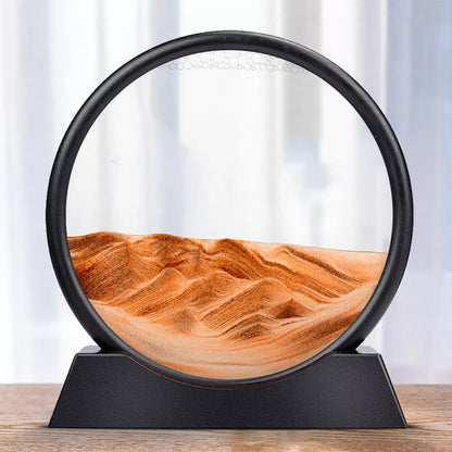 Colorful 3D Sand Timer Ocean Landscape