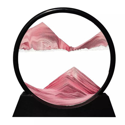 Colorful 3D Sand Timer Ocean Landscape