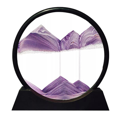 Colorful 3D Sand Timer Ocean Landscape