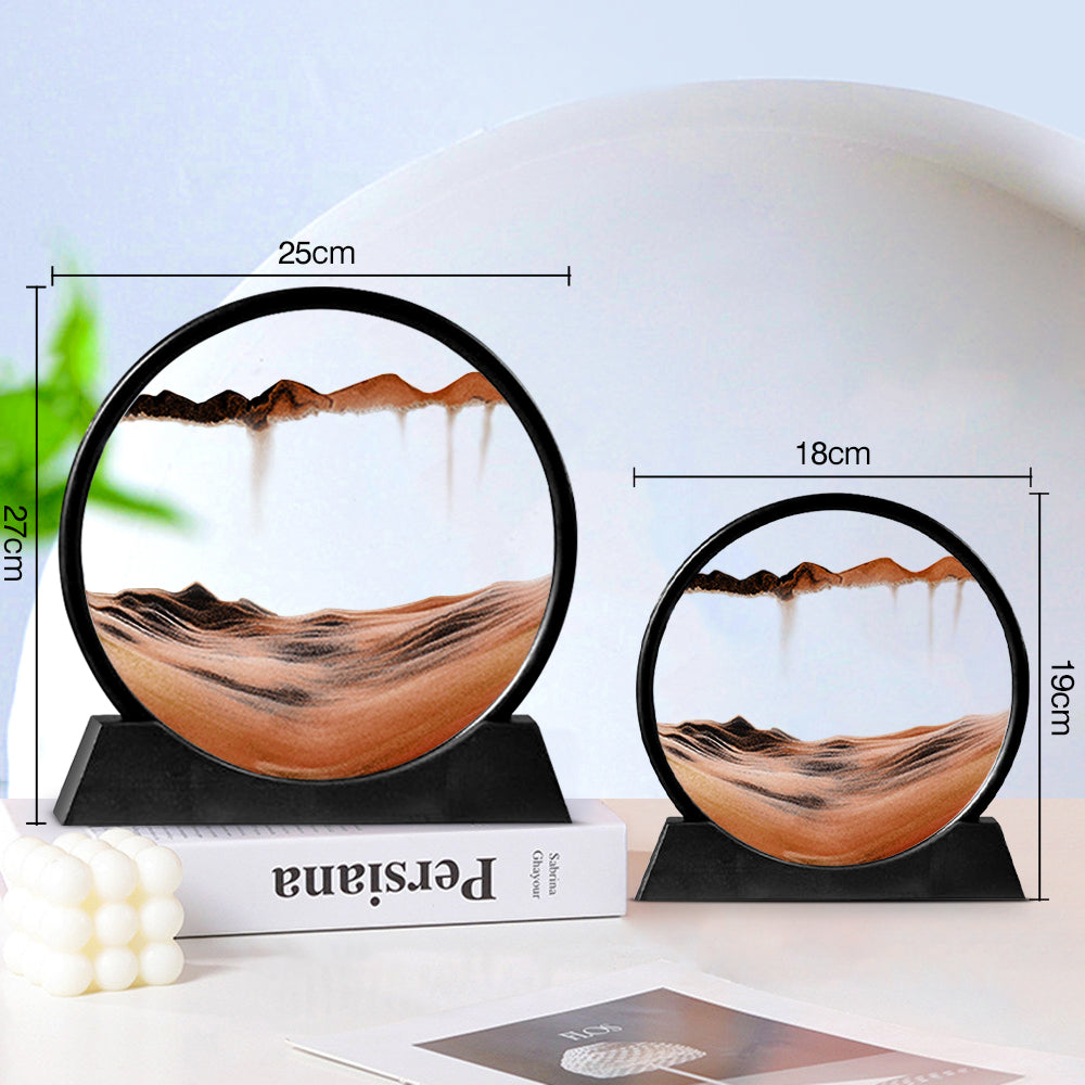 Colorful 3D Sand Timer Ocean Landscape - Halri