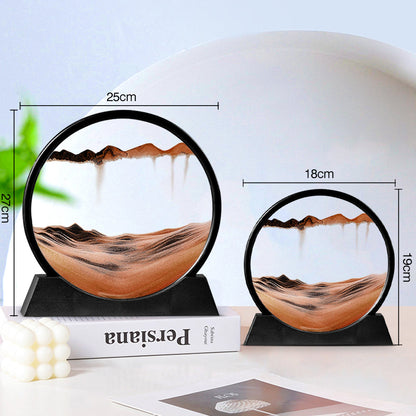 Colorful 3D Sand Timer Ocean Landscape - Halri