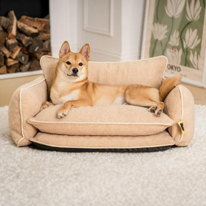 Plush Pet Fleece Couch Bed