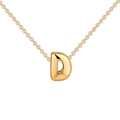 Delicate Script Monogram Initial Necklace
