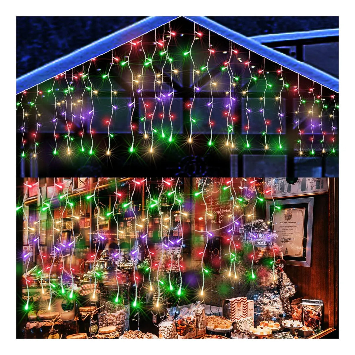 Festive LED Holiday String Lights